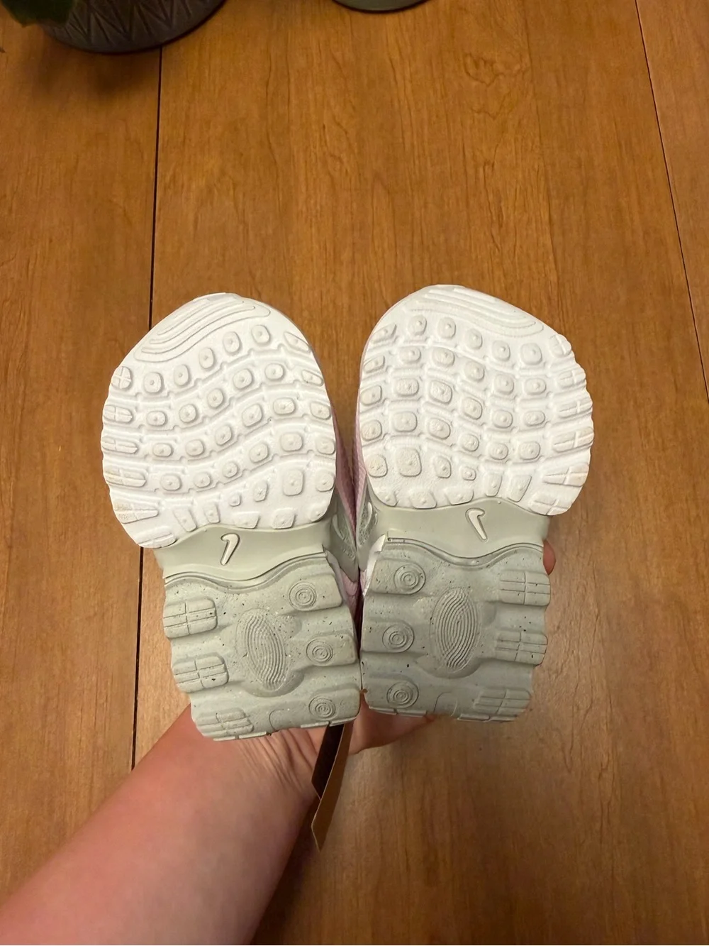 Nike Kids Light Pink Mesh Sneakers